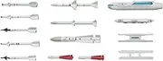 Hasegawa US Aircraft Weapons Set 3 Model Kit