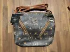 Beverly Hills Polo Club Faux Leather Dark Brown Two Pocket Bag - NEW with Tags