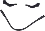 [WOONEKY] Suit Box Sets Eyeglass Kit Black Glasses Retainer Glasses Ear Hook Grip Glasses Strap Lanyard Silicone Case Rope Boxed Earhook Lanyard Glasses Holder