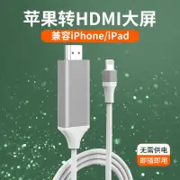 在飛比找樂天市場購物網優惠-【優選百貨】適用蘋果轉HDMI連接線Lightning轉換器