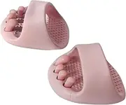 2 Pieces Toe Separation Arch Trainers Toe Separator Slippers, Pink