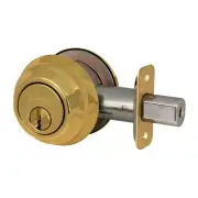 Master Lock Grd 1 Double Cylinder Deadbolt KW1 PB