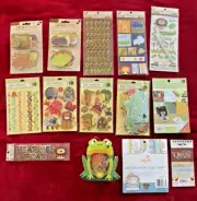 Jungle Theme Scrapbook Embellishments; 14 Items; New; Original Owner