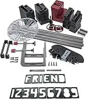 Milescraft SignPro Router Sign Making Kit, Black, 1-(Pack)