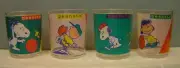 Peanuts Snoopy 14oz Acrylic Cups Tumblers by ZAK Set Of 4 Great Christmas Gift