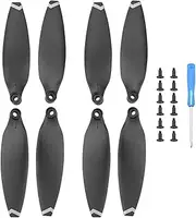 2/4Pair Replacement Low Noise PropellerParts Light Weight Prop Folding Blade Wing, for FIMI X8 MINI Drone Drone Propellers (Size : White Edge)
