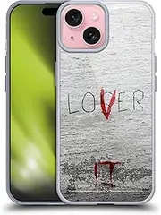 Head Case Designs Officially Licensed IT Movie Loser Graphics Gel Case [Military Grade Protection] Compatible with Apple iPhone 15 and Compatible with MagSafe