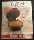 Nostalgia My Mini Griddle, 5" Non Stick Surface For Eggs Pancakes Cookies (New)