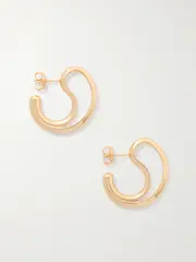[Bottega Veneta] Bottega Veneta - Gold-plated Silver Earrings - One size One size Gold