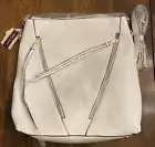 New with tags Mellow World Handbag White Pebble Vegan Leather Tote Shoulder Bag