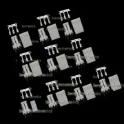 100 pcs KF2510 Connector Kits 2.54mm Pin Header + Terminal + Housing KF2510-3P
