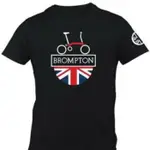 BROMPTON T 恤折疊自行車 09 國旗 TSHIRT BROMPTON ENGLAND 自行車 T 恤折疊自行車