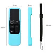 1/2x Anti Dust Remote Controller Silicone Case Cover For Apple TV (4th Gen) Siri
