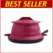 Durable Grease Splatter Shield - Adjustable Silicone Cover for 10/12 Inch Pots