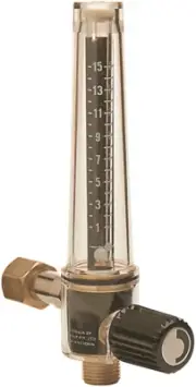 Cigweld ARGON & C02 FLOWMETER 5/8 Inch UNF Thread, 600kPa 1-15L/m *Aust Brand