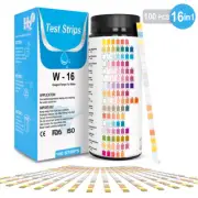 16 in 1 Drinking Water Test Kit detect pH, Hardness, Chlorine, Lead, Iron,Copper