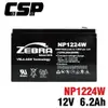(CSP) 12V6.2AH 密閉式電池 CyberPower 不斷電 ZEBRA NP1224W UPS 電源