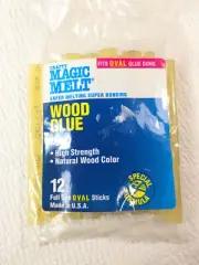 NEW Crafty Magic Melt Magic Wood Glue 12 full size Oval sticks high bond