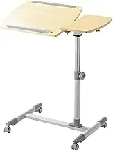 Lectern Podium Stand, Lectern Podium Stand,Laptop Desk Cart Height Adjustable Computer Table, Lectern Podium Upgraded Rolling Medical Table Removable Food Tray Desk,