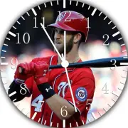 Bryce Harper Frameless Borderless Wall Clock Nice For Gifts or Decor E471