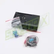NEW Case for Raspberry Pi 4 Model B +Fan +Cooling Heatsink Black free shipping