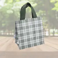 在飛比找momo購物網優惠-日本進口保溫保冷購物袋-綠色格紋-2入(保溫保冷購物袋)
