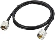 XYWHPGV RG58 RF Coax Cable UHF (PL259) Male to UHF (PL259) Male Antenna Cable 18 ft(df83b 145c0 0c8d4 8606d 26234 f7a56