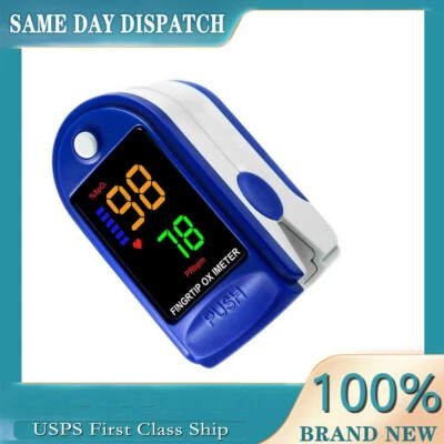 Finger Tip Pulse Oximeter Meter SpO2 Oxygen Saturation rate Heart 、SpO2