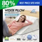 STARRY EUCALYPT Wedge Pillow Memory Foam Cushion Leg Elevation Back Support