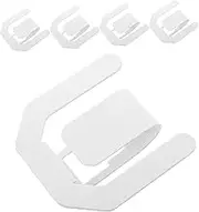 ULDIGI 5pcs Slipper Holder for Bathroom Wall Mounted Shoe Hanger Suction Cup Slipper Holder Bathroom Slipper Hooks Reusable Slipper Holder for Door