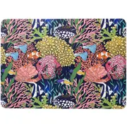 4pc LVD MDF/Cork Placemat Kitchen Dining Table Protector/Mat 30x21.5cm Reef