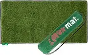 Muk Mat Extra Large Artificial Grass Mat, Premium Door Mat, Indoor & Outdoor, Effective Dirt Trap, Water Resistant, Soft, Easy to Clean, Travel Essential, High Traffic Use, Durable, 120 x 60 cm, Green
