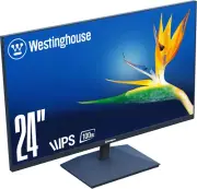 24 Inch Computer Monitor, 100Hz, 1080P Full HD IPS Display, Adaptive Sync, Blue