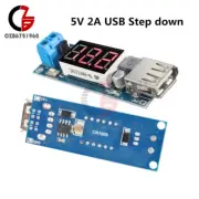 DC-DC 4.5-40V To 5V 2A USB Charger Step down Converter Voltmeter Module CZ