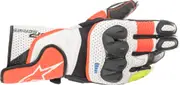 Alpinestars SP-2 V3 Motorcycle Gloves, black-white-red, Size 3XL Black White Red