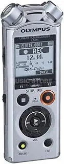 Olympus LS-P1 Hi-Res Digital Audio Recorder with Directional Stereo Microphones, USB Connector, Low-Cut Filter, Noise Cancel, Zoom Microphone, Intelligent Auto Mode, Voice Balancer and 4 GB Memory