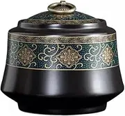 Potteryceramic jar Tea Canister Retro Household Storage Cans Sealed Cans Tea Storage Cans Convenient Cans Tea Jar with Lid