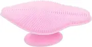 NOLITOY Scrubber Multifunctional Brush Cleansing Exfoliator Face Cleansing Facial Brush Exfoliating Brush Handheld Facial Brush Face Exfoliation Brush Deep Cleaning Brush Pink