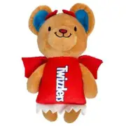 Twizzlers Squeaker Dog Toy 7" Teddy Bear Stuffed Plush