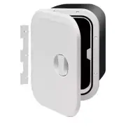 Access Hatch with Storage Box for Caravan, Boat and RV. White Lid - 374 x 270mm