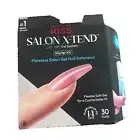 KISS Salon X-Tend LED Soft Gel System Starter Kit 30 Salon Gel Nail Extensions