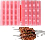 Barbecue Skewers - Meat String Maker - Multifunctional 4-Row Skewer Maker for Grilling, Outdoors, Travel, Picnic, Barbecue