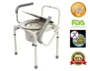 Healthline Trading Commode Drop Arm 3 In 1
