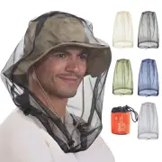 Kerchief Head Net Mesh With Drawstring Beekeeper Net Net For Head Hiking Shield