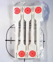Bally EVEL KNIEVEL Pinball Machine DROP TARGET SET Original TOMBSTONE Style