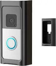 Holder for Ring Doorbell Mount, Compatible with Ring Camera Mount, Video Doorbell Mount, Adhesive Video Doorbell Holder No Drill, Adjustable No-Drill Bracket for Houses & Apartments