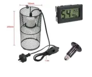 Heat Lamp, Protective Mesh , Bulb holder and Thermometer , reptiles , brooders