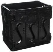 Modular Black Rectangle Wine Storage Made from 100 Recycled Material