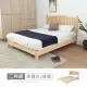 HAPPYHOME丹麥3.5尺實木加大單人床-不含床頭櫃-床墊-免運費/免組裝/臥室系列