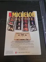 Michelob Night Hits 8x11 Print Ad 1988 Great To Frame